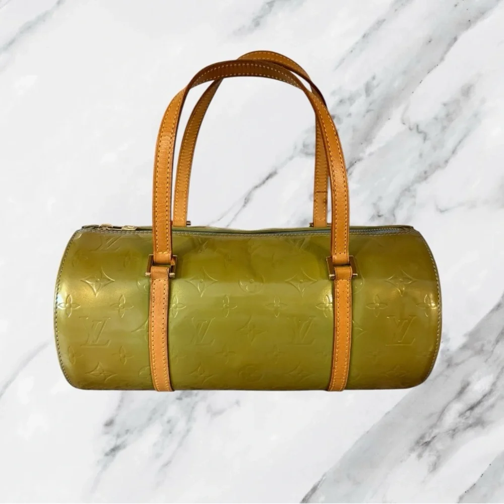Louis Vuitton Authentic Patent Leather Vernis Monogram Bedford Dust Bag COA Y2K